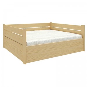 Łóżko drewniane z...