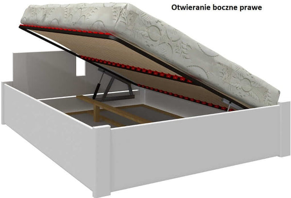 Łóżko drewniane z pojemnikiem Amelia