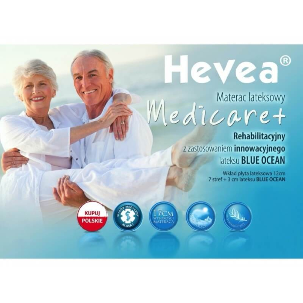 Materac lateksowy Hevea Family Medicare +