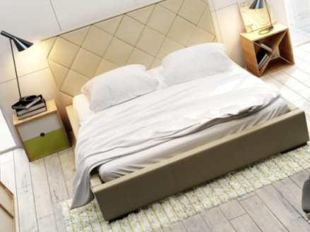 Łóżko tapicerowane Quaddro Caro New Design