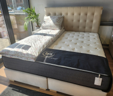 Łóżko tapicerowane Croatia 180x200 Boxspring, welur | Ekspozycja